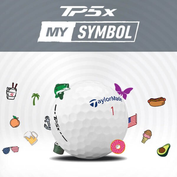 TaylorMade Pelotas TP5x My Symbol