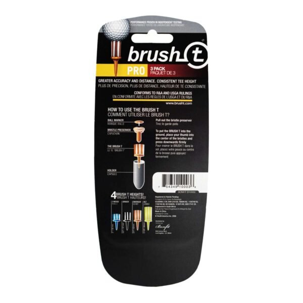 Brush-T Tees de Golf 3 Pack