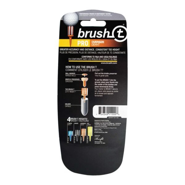 Brush-T Tees de Golf Oversize Orange