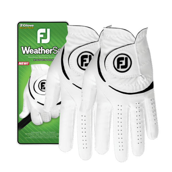 FootJoy Guante de Golf para Dama WeatherSof 2-Pack
