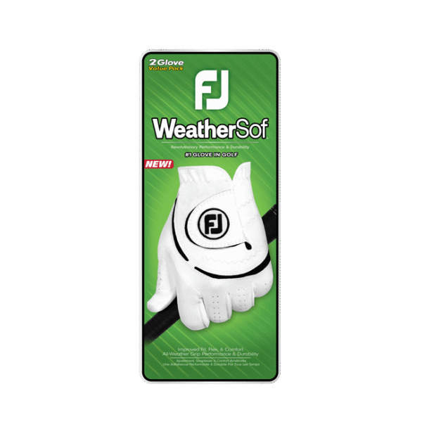 FootJoy Guante de Golf para Dama WeatherSof 2-Pack
