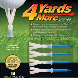 4YardsMoreBlue_2048x Green Keepers Tees de Golf 4 Yards More 3 1/4"
