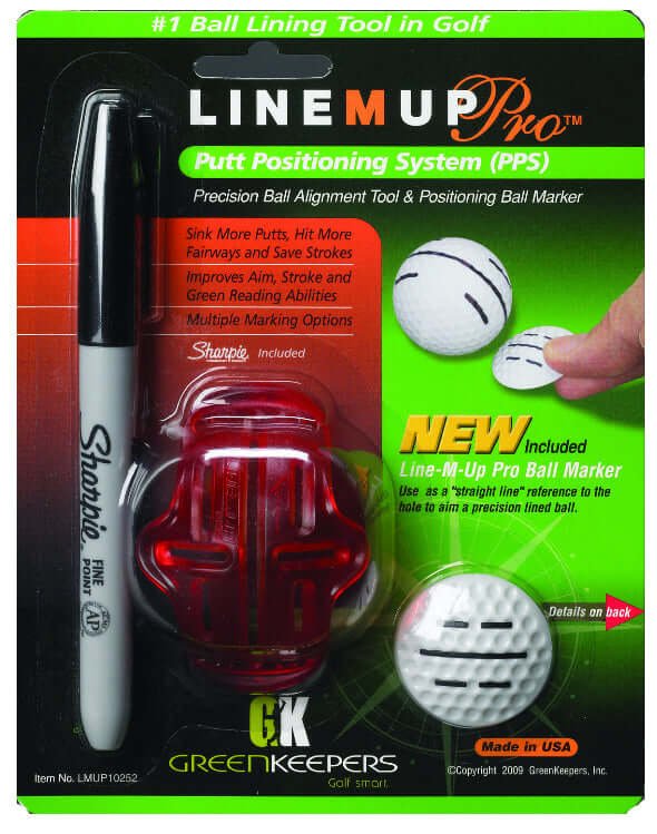 Green Keepers Marcabolas de Golf Line M Up Putt Positioning System