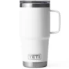 20 oz Travel Mug White
